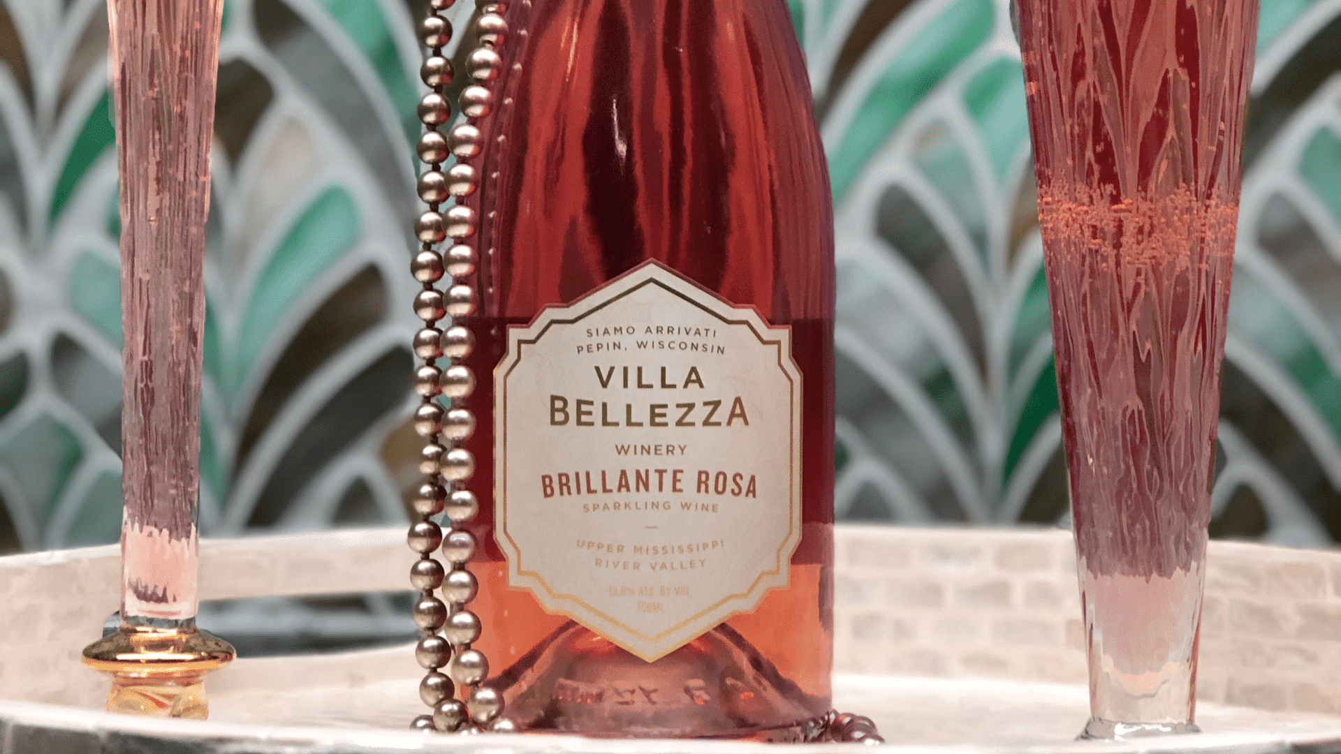 Brillante Rosa Wine at Villa Bellezza Brillante Rosa Wine at Villa Bellezza