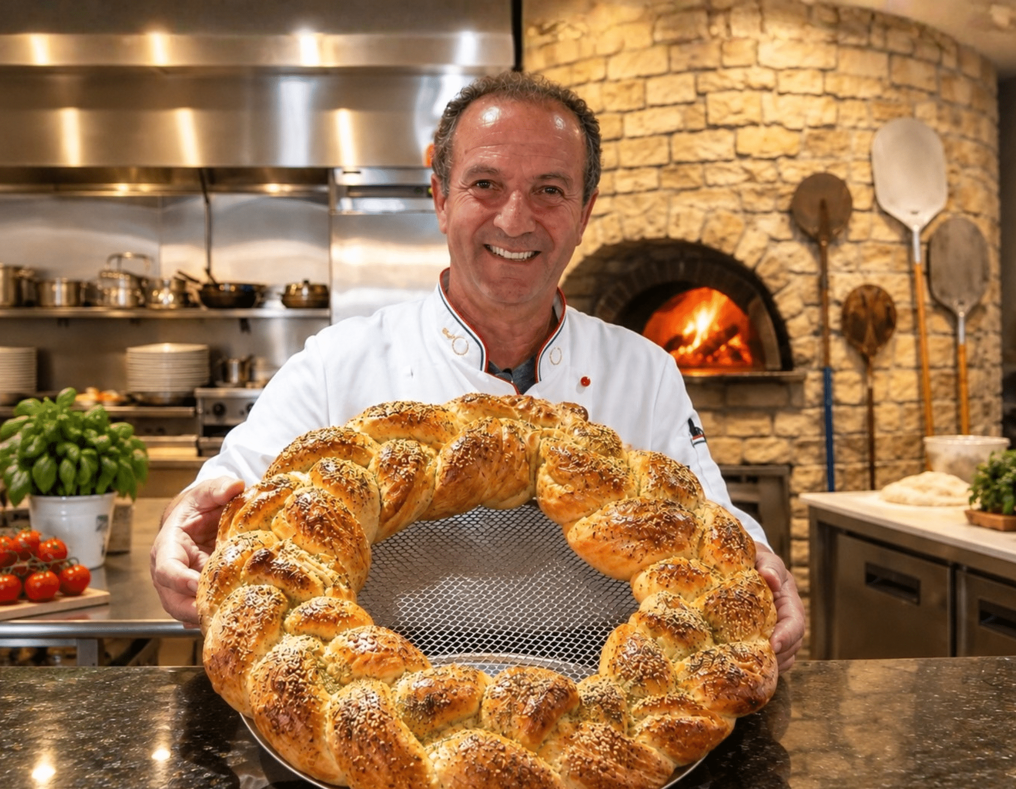 Chef_BreadWreath Festa Italiana, Holiday Pastas and More