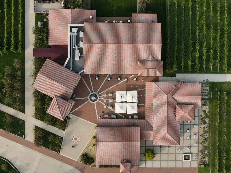 Villa Bellezza Winery Aerial View